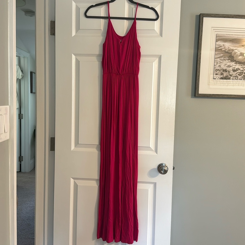 Lush Hot Pink Maxi Dress